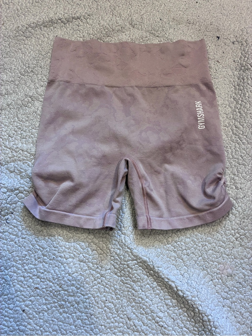 Gymshark Women’s High-Waist Dusty Mauve Bike Shorts